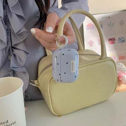 韩日风格蓝色圆点清新耳机盒 适用于 Apple Pro 3/ Pro 2/ 3/ 2