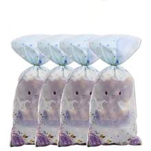 50pcs Cartoon Elephant Snack Packaging Bag Opp Candy Gift Bag For Birthday Party - Multicolor - View 2