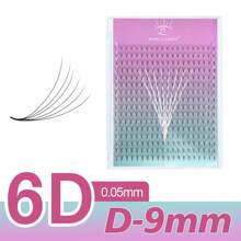 SONG LASHES Mega Tray 6D Premade Fans Eyelash Extensions For Salon Pointy Base Sharp Thin Rootlash Clusters,Eyelash Clusters,Individual Eyelashes,Lashes,Fake Lashes - D - 查看 24