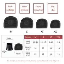 Protettori per tacchi alti - fermi tacchi, tappi di riparazione dei tacchi, coperture per camminare sull'erba e su strade accidentate, coperture perfette per matrimoni, eventi all'aperto, cinture, scarpe e stivali - nero - Visualizzare 2