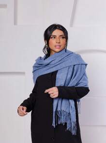 Women's Scarves - 藍色 - 查看 1