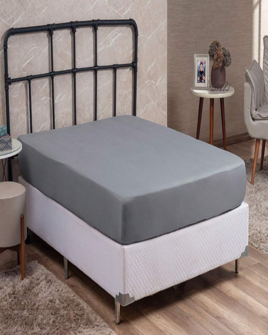 Fitted Sheets - Grey - View 1