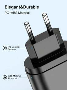 Bộ đổi nguồn USB C, Khối sạc nhanh 20W 2 cổng PD&QC 3.0 Type C, Tương thích với Iphone 15 14 13 12 11 Pro Max/XS/XR/X, SE, Tương thích với Ipad, 8 7 Plus, Tương thích với Samsung Galaxy S21 S20 S10 Plus, Dành cho Pixel 7 6 5 và các thiết bị Android khác, Tương thích với Bộ sạc điện thoại di động Apple IPhone 12 Mini PD Đầu sạc, Đầu sạc nhanh PD20W của Mỹ và Châu Âu - màu đen - Xem 5