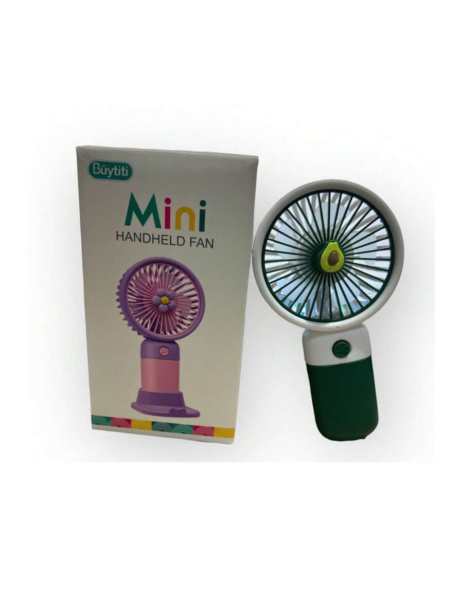 BUYTITI Mini ventilador de Frutas y Flores - Verde militar - Ver 1
