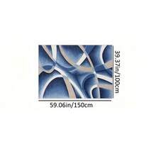 1 Miếng Hiện đại Mềm mại Họa tiết Hình học Thảm sàn , Máy giặt được Không trượt Thảm , Thích hợp Đối với Phòng khách Phòng ngủ , Nhà  Văn phòng , Phòng Trang trí , Nhà  Trang trí - Màu xanh lam - Xem 6