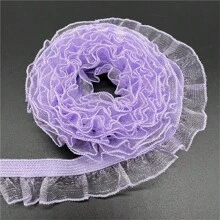 1 Máy Tính 2 Thước 16 Mm Tập Hợp Ren Ruy Băng Co Giãn Gấp Trên Spandex Co Giãn May Viền Ren Thắt Lưng may Phụ Kiện - Chọn màu sắc - Xem 7