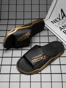 Men's Slip-On Sandals, Summer Outdoor/Indoor Non-Slip Comfortable Slide Sandals For Walking, Beach