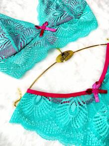 Women Sexy Lingerie Sets - verde fluorescente - Ver 2