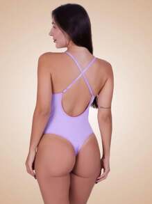 Women Shapewear Bodysuits - Màu Lilac Tím - Xem 2