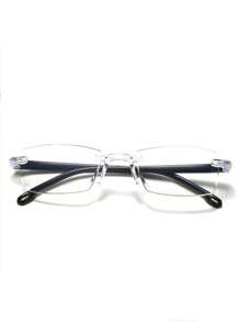 Fashionable Frameless Glasses - Multicolor - View 3