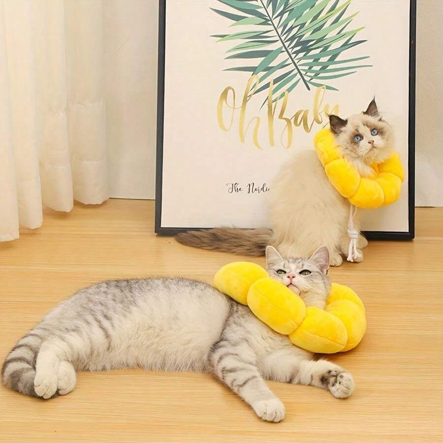 Elizabethan Cat/Dog Collar, BiteProof/ScratchResistant Cone, Soft