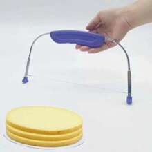 Lira cortador nivelador bizcocho pastel cortador - Modelo 02 color al azahar - Ver 1