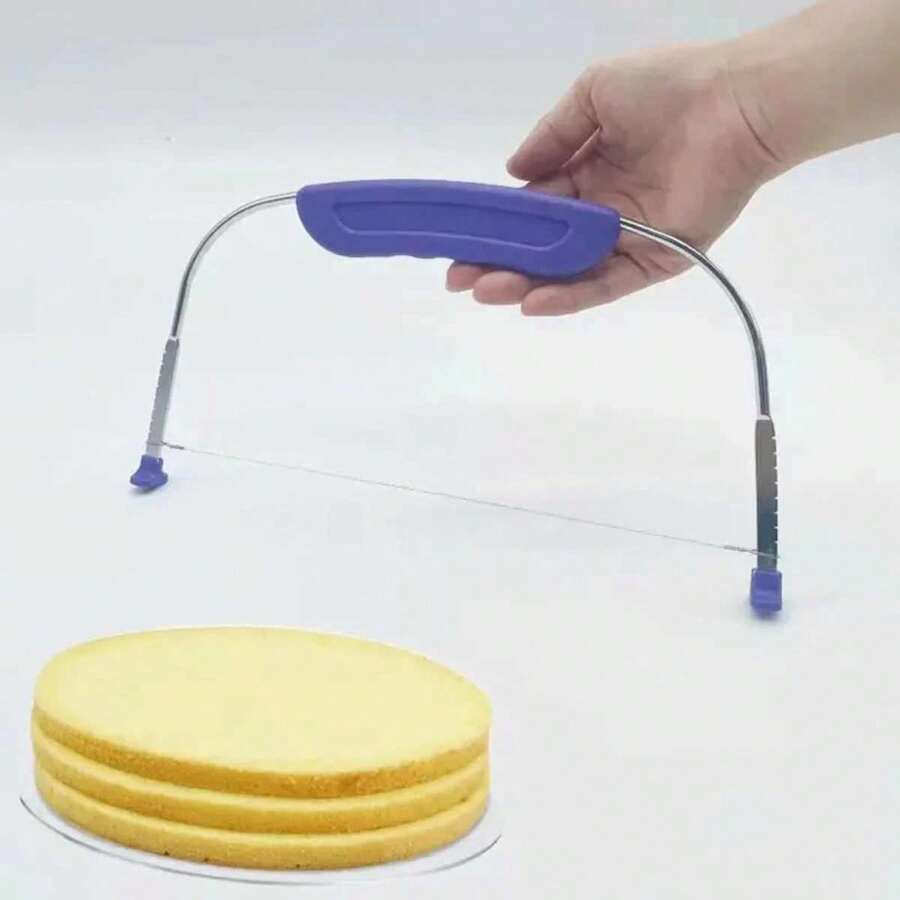 Lira cortador nivelador bizcocho pastel cortador - Modelo 02 color al azahar - Ver 1