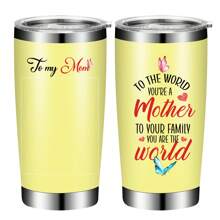 1 cái Cá nhân hóa Tùy chỉnh 20 OZ Thép không gỉ Cách nhiệt Bình nước Con Lật đật Với Và Phong tục Ảnh - Mẹ Ảnh DIY Máy hút bụi Cách nhiệt Cốc cà phê Ngày lễ Mẹ Qủa tặng Món quà Đối với Mẹ - Màu vàng - Xem 11