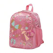 TOTTO Catarina Small School Backpack 11x32x25 Cm Outside: 100% Polyester Lining: 100% Polyester - 粉色 - 查看 4