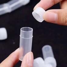 10pcs 5ml Laboratory Sample Vials - Durable Plastic Storage Containers For Test Tubes, Split Bottle - Clear - View 2