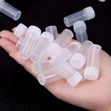 10pcs 5ml Laboratory Sample Vials - Durable Plastic Storage Containers For Test Tubes, Split Bottle - Clear - View 5