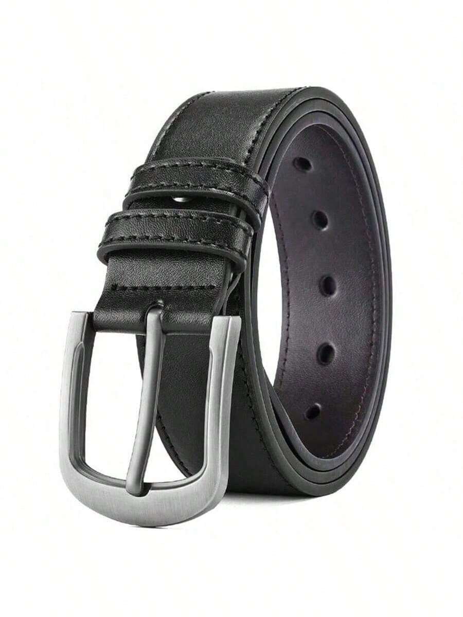 Cinturón vaquero decorativo de lujo, cinturones para hombre vaqueros negro 140 cafe piel