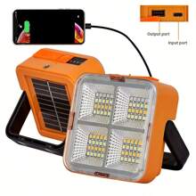 1 pieza Foco solar multifuncional, linterna de mano, luces solares para exteriores