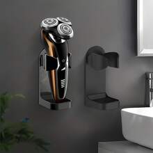 2pcs Electric Shaver Holder, Wall-Mounted Shaver Storage Box, Shaver/Beauty Device Base With Adhesive For Electric Shaver (2 Packs) - Multicolor - View 10