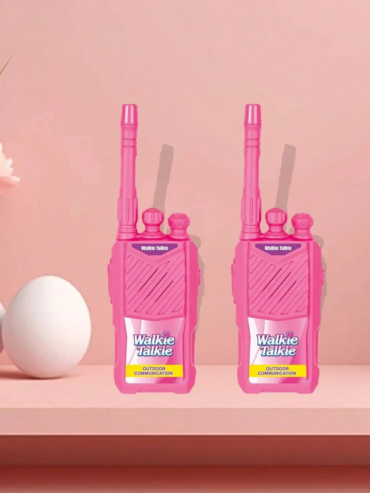 Brinquedo Interfone Bidirecional Realista para Brincadeiras Interativas Internas e Externas, Presente de Aniversário/Festa Infantil - Multicolorido - Visão 9