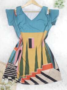 Women Dresses - 藍色 - 查看 1