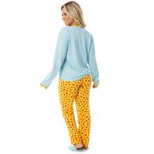 Women Pajama Sets - 黃色 - 查看 3