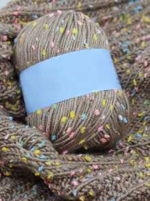 1 卷彩色圆点针织球手工编织用于钩编和针织毛衣帽子围巾牛奶，DIY 针织毛衣围巾外套帽子、围巾、披肩、外套或包包装饰 - 彩色 - 查看 6