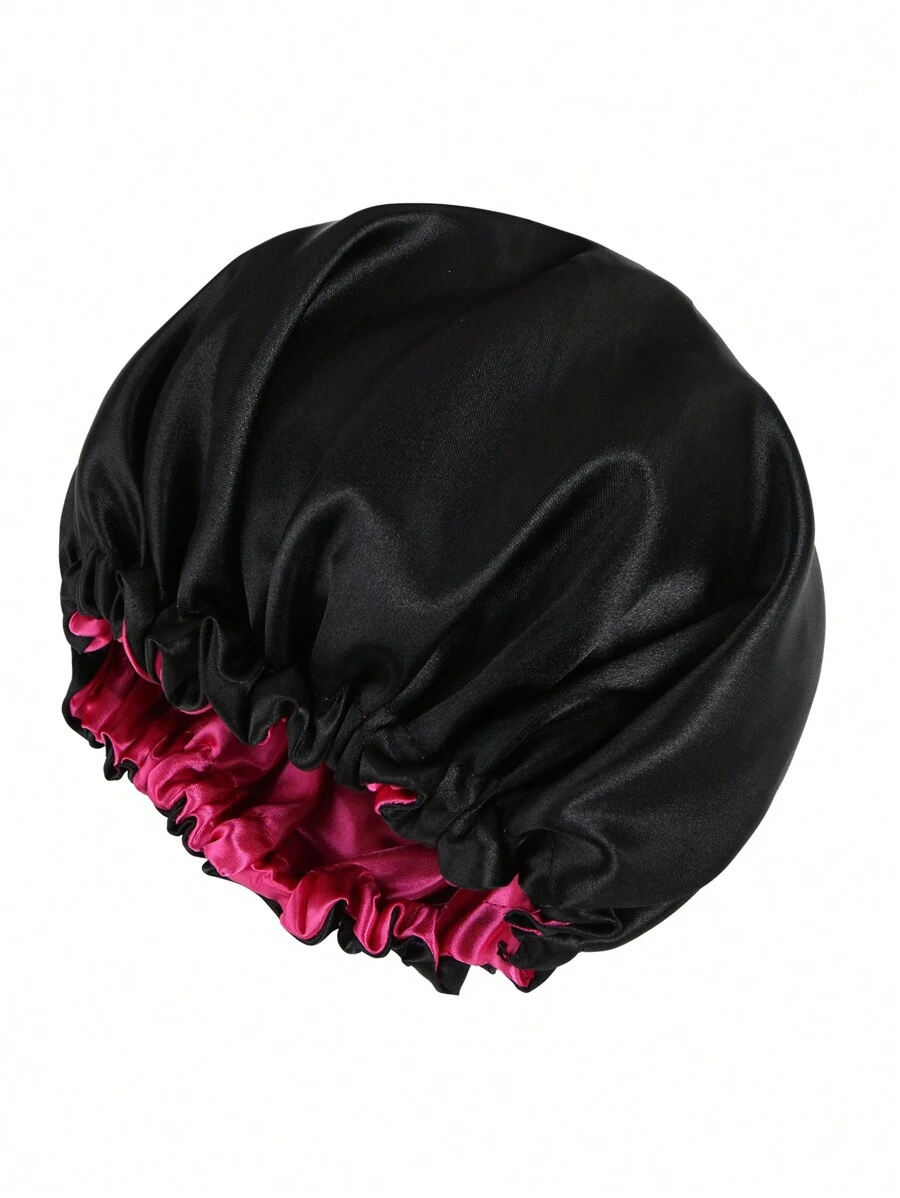 1 PC Satin Bonnets  Double Layer  Sleeping Silk Bonnet