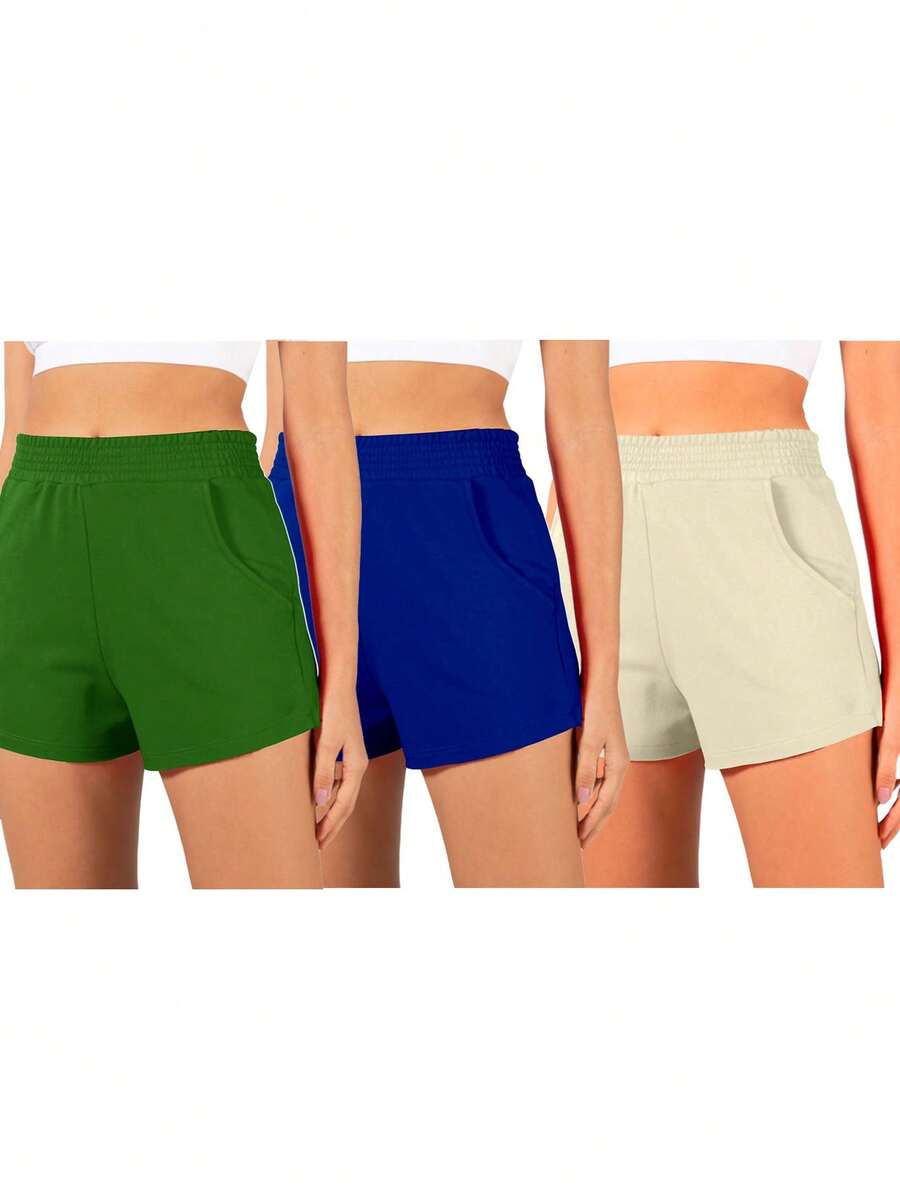 Women Shorts - Màu xanh chanh - Xem 1