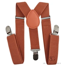 Kids Belts & Suspenders - 摩卡棕 - 查看 1