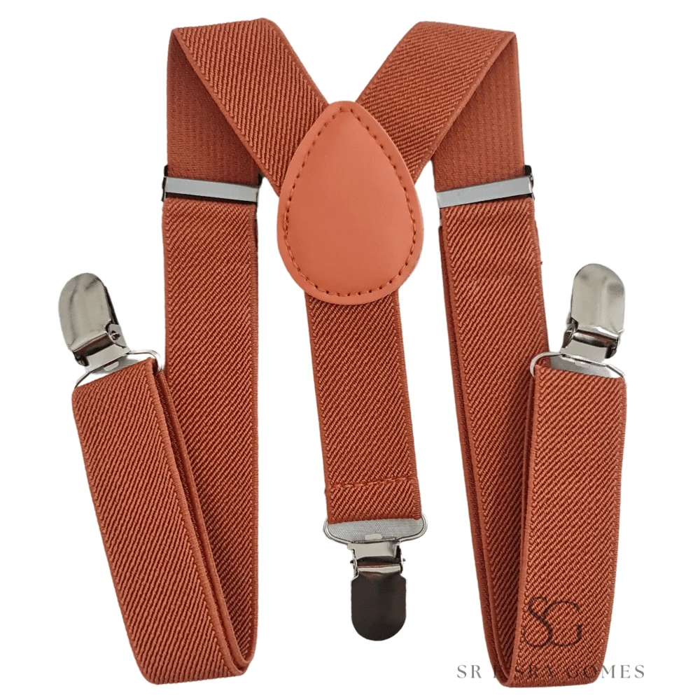 Kids Belts & Suspenders - 摩卡棕 - 查看 1