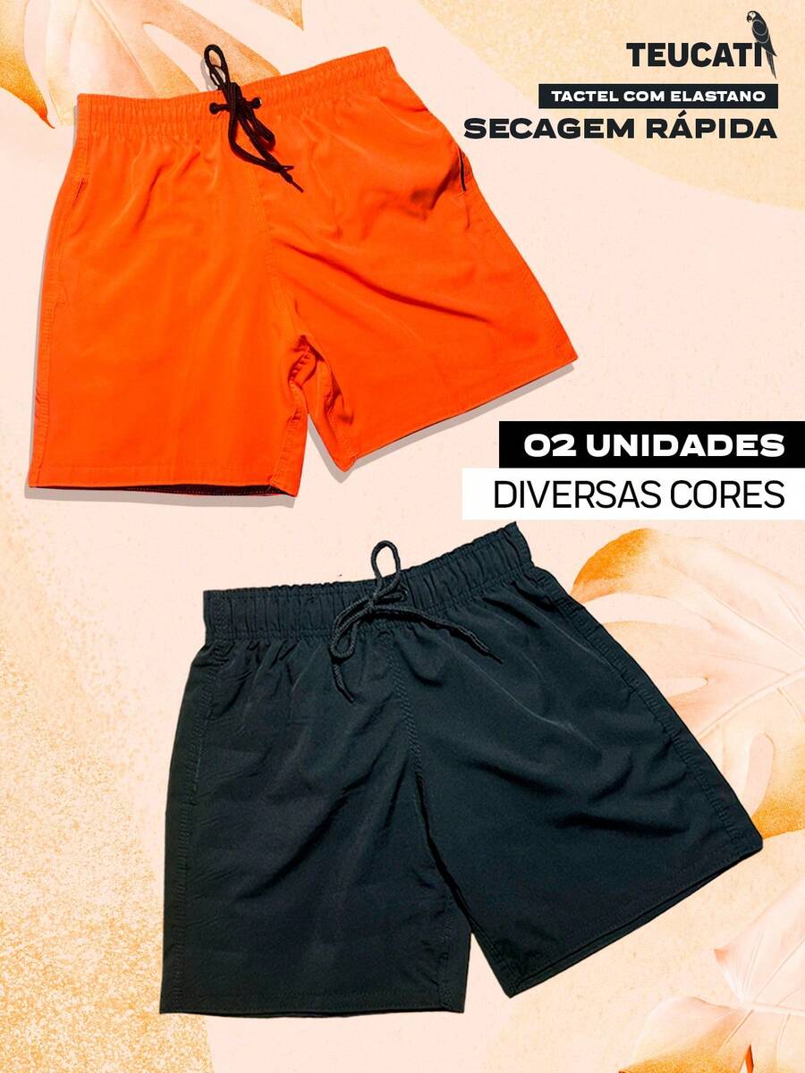 Men Shorts - 彩色 - 查看 1