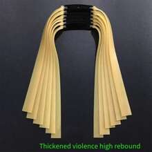 حزام مطاطي مسطح للمقلاع سماكة 2.0 ملم ، عالية المرونة ، قوة إضافية ، متين ، مقاوم للتجمد - قطعة واحدة