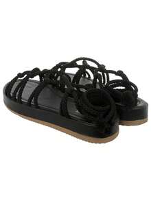 Women Flats - 黑色 - 查看 2