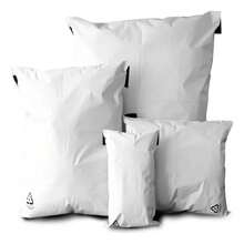 Bolsa Para Envío Paquetería Autoadherible 100 Piezas 13x24cm - Blanco - Ver 1