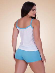 Women Pajama Sets - 彩色 - 查看 8