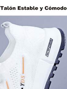 INSONCHINA Casual de malla transpirable antideslizante ligero Zapatillas de deporte para mujer, punta redonda con cordones pareja sandalias planas, adecuado para los viajes diarios, correr, hacer ejercicio - Verde - Ver 8