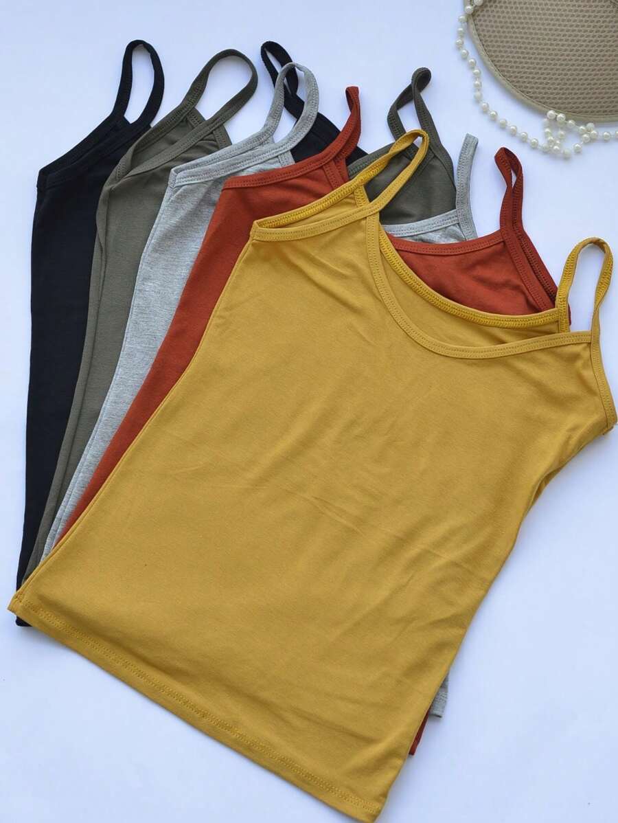 Women T-Shirts - 芥末黃 - 查看 1