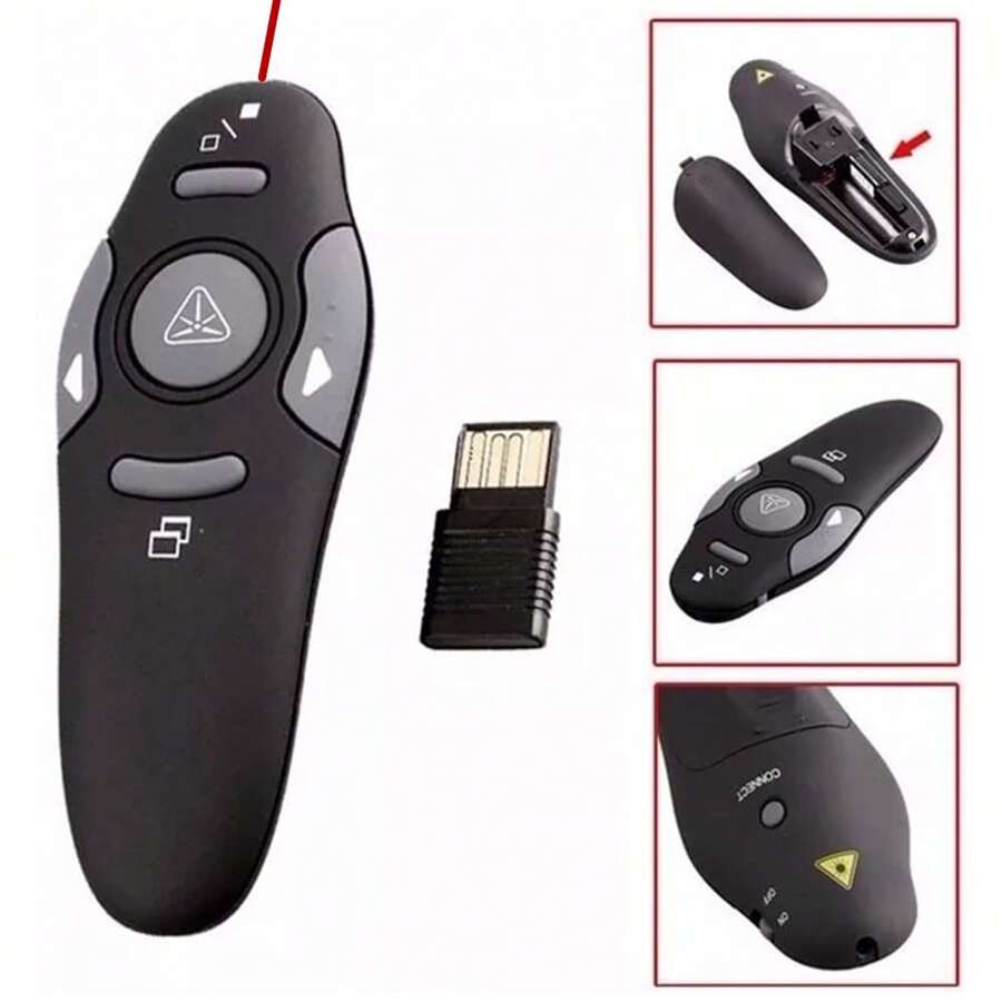 Apresentador Multimídia Passador Slides Caneta Laser Power Point