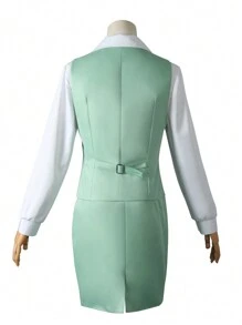 1 conjunto de disfraz de cosplay de personaje de anime con uniforme escolar, ideal para fiestas de carnaval - Multicolor - Ver 3