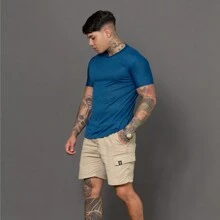 Men T-Shirts - 藍色 - 查看 4