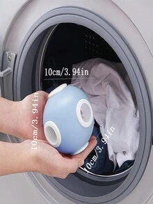 One Size Machine Washable Cleaning Ball, Reusable, Suitable For Drum Washing Machine, Washes Filter Tissue And Hairballs - Blue - View 2