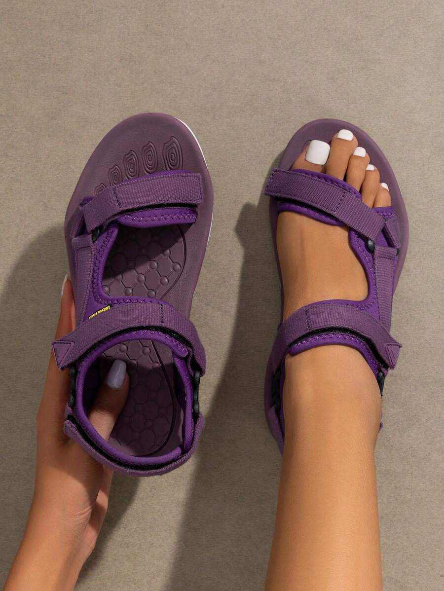 Women'S Arch Support Hiking Sandals Sport Outdoor Athletic Comfortable Summer Beach Water Sandals - Màu Đỏ Sâu - Xem 1