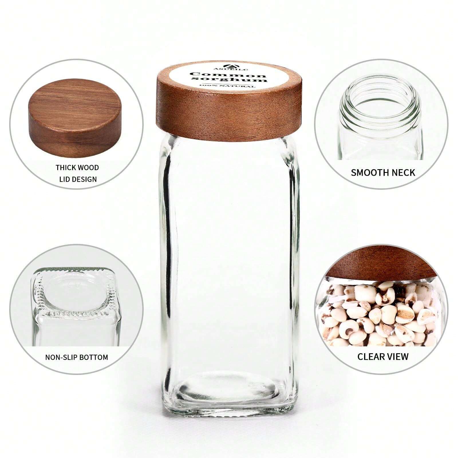 Lot De 1500 Petits Pots En Verre 5 Ml Avec Couvercle Noir - Neufs - Idéal Échantillons