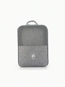 Bolsa de almacenamiento de zapatos de viaje de tercera planta, bolsa de almacenamiento con cremallera y asa portátil para equipaje, bolsa portátil para zapatos, estuche para zapatos, caja de almacenamiento de zapatos, organizador de zapatos, accesorios de viaje para vacaciones, crucero, verano, vacaciones, bolsa de viaje, artículos esenciales de viaje para universidad, dormitorio, escuela, hotel - Multicolor - Ver 7