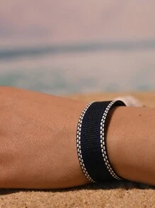 10Pcs/Lot Simple Weave Bracelet Fashion Summer Beach Style Beautiful Friendship Tassel Bracelets For Women And Men