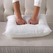 1pc Cushion Core For Hotel/Dorm Decorative Pillows, Nonwoven Cloth White Pillow Filling, Non-Detachable, Outer Cover Not Included - View 6