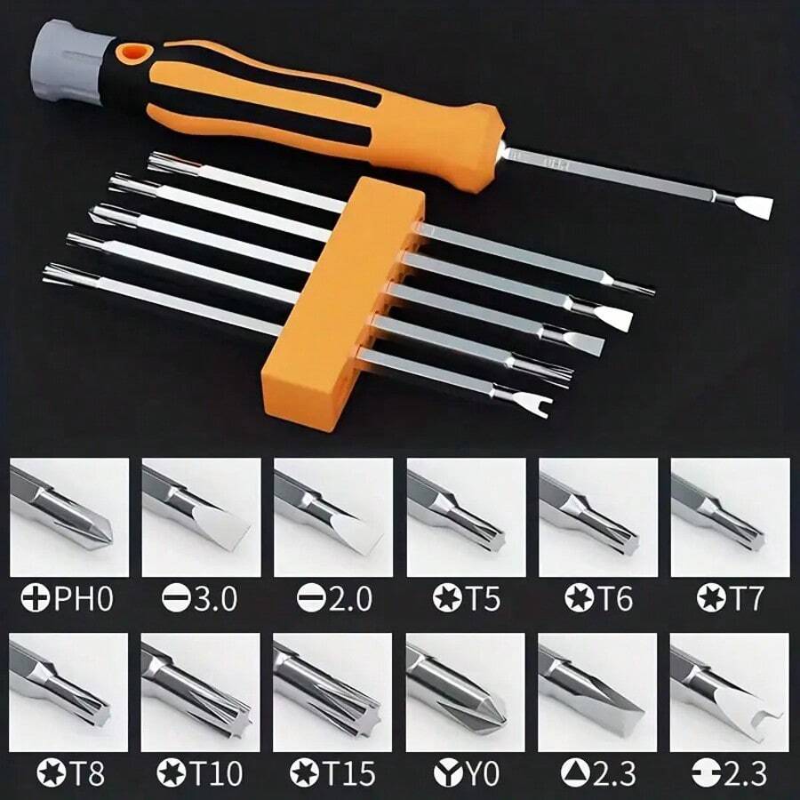 1PC/Precision Home Disassembly Multifunctional 7-In-1 Screwdriver Set Combination - Multicolor - View 1