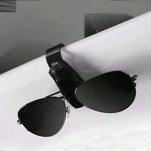 Kẹp kính ô tô, Hộp đựng kính ô tô, Thẻ ô tô và hộp đựng tiền giấy - màu đen - Xem 6